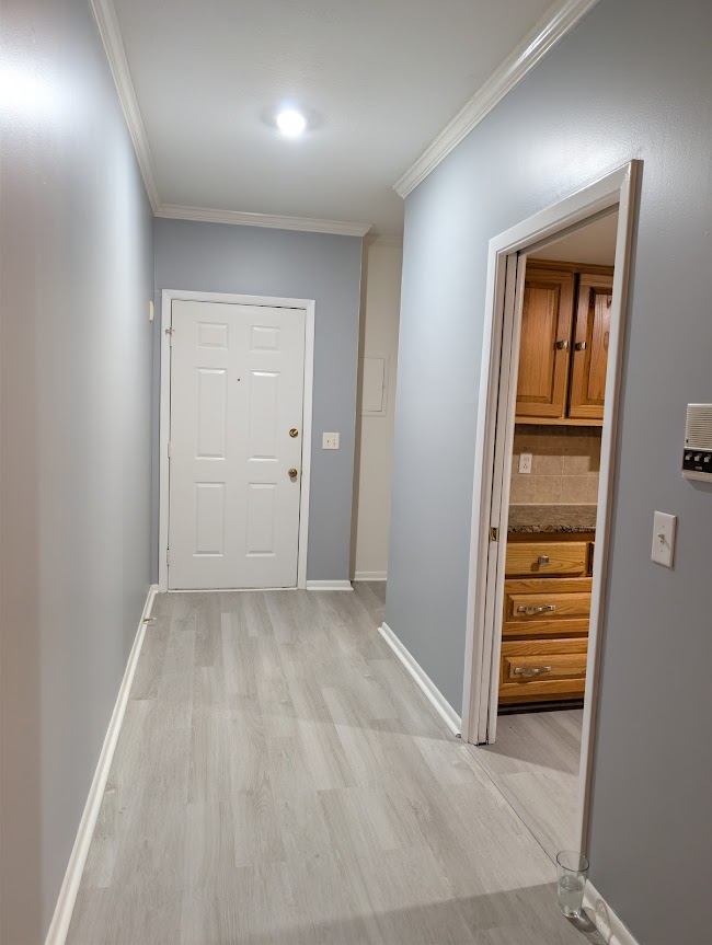 Hallway after